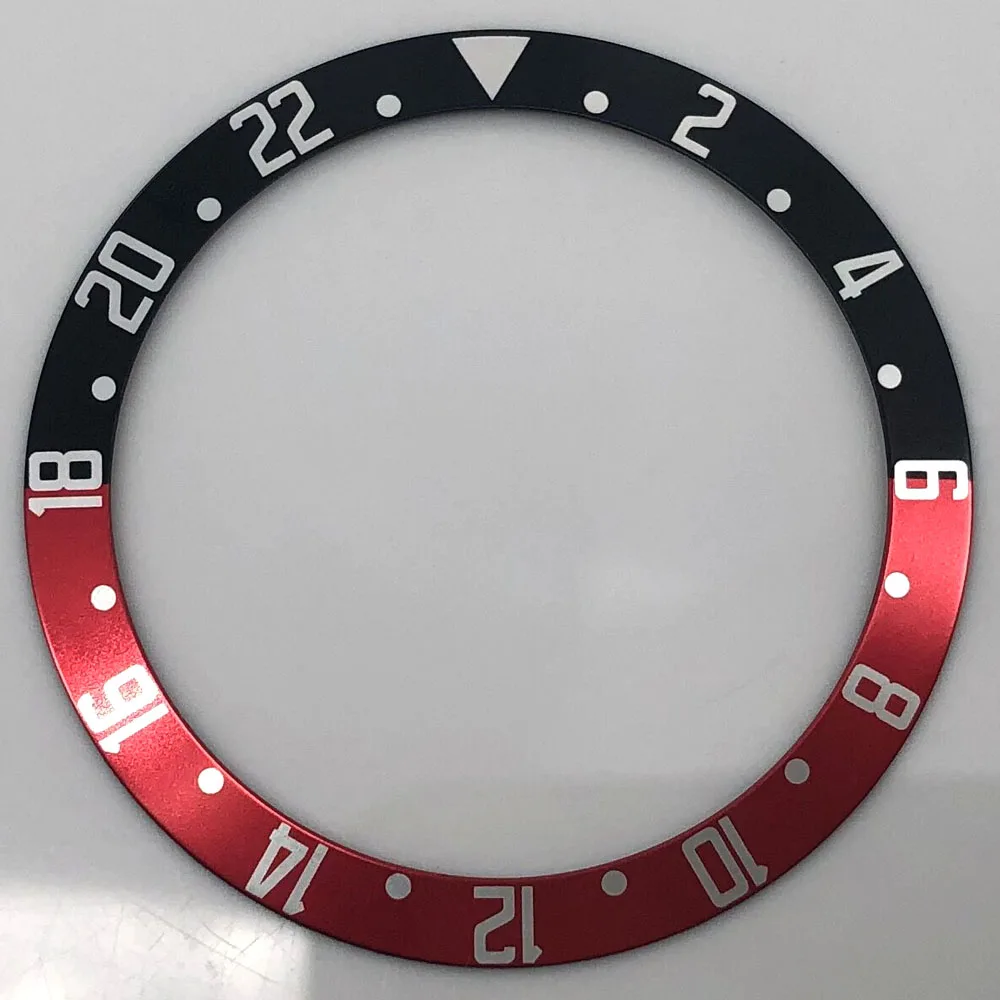Aluminum Bezel Watch Parts - Multicolor Variety, 39.5mm Outer Diameter