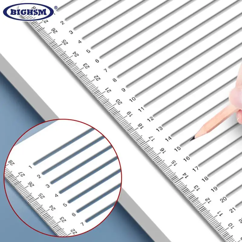 Writing Straight Line Guide A4 Clear Ruler Writing Tool Geometry Template Journal  Stencils For Bullet Journaling Drawing - Drawing Storage - AliExpress