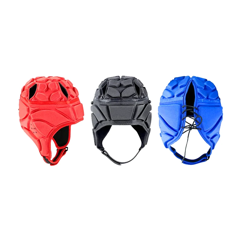 Football Soccer Helmet Rugby Scrum Cap Headguard Goalie Hat Head Protector Shockproof Headgear Soccer Goalkeeper