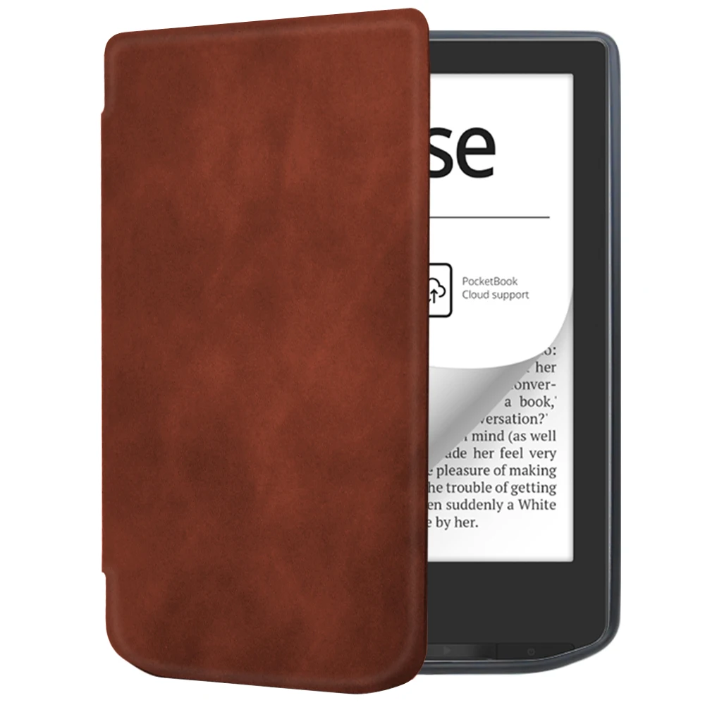 Estojos de Couro pu para Pocketbook Soft Tpu Tampa Traseira Auto Wake Sono Pocketbook Verso Pro 629 634 2023