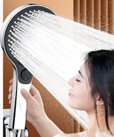 New 135mm Big Panel Shower 3 Modes Adjustable Water Saving Shower High Pressure Showerhead With Filter Bathroom Massage Shower 1