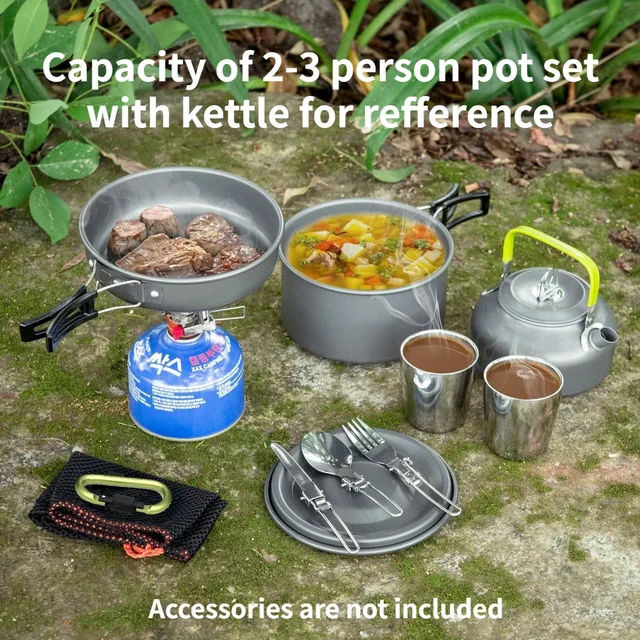 Portable Lightweight Camping Cookware Set 3