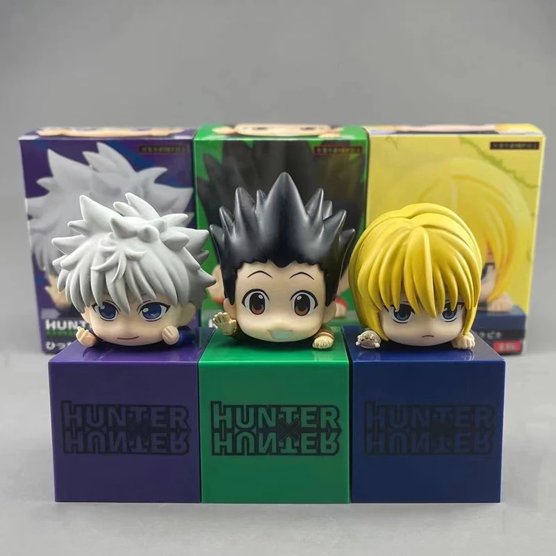 

Фигурки героев аниме «Охотник», 10 см, GK Killua Zoldyck GON · FREECSS Kurapika, экшн-фигурки из ПВХ, коллекционные модели, игрушки, украшения, подарки