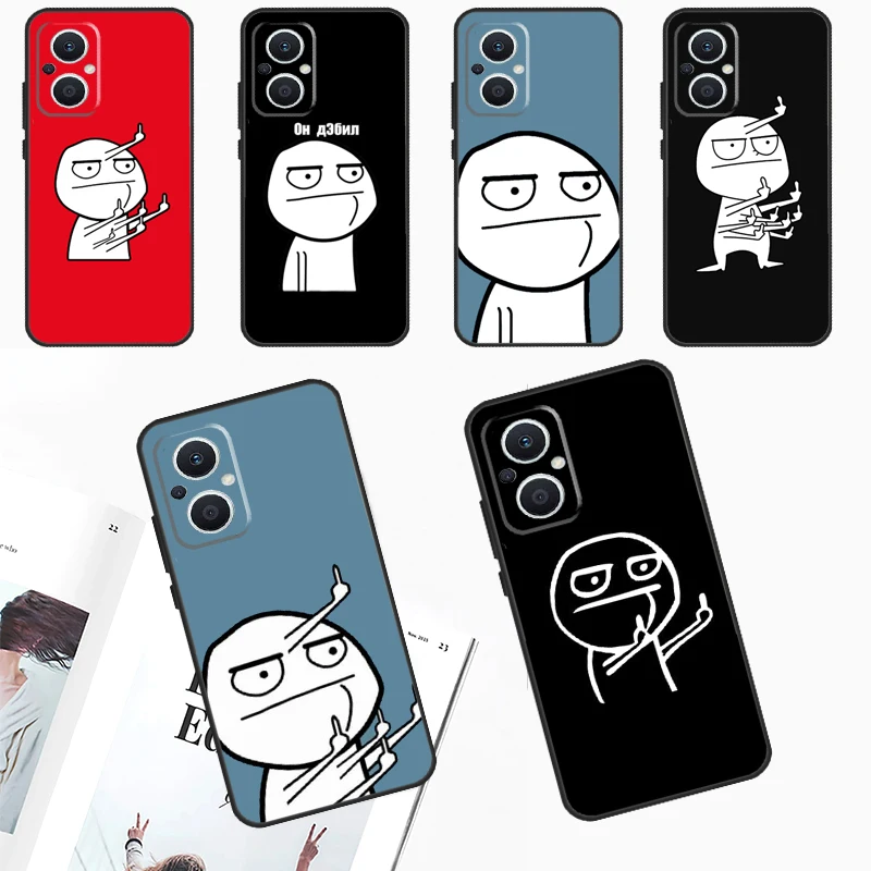Humorous Middle Finger Phone Case