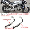 For Honda CB600F Hornet 600 CB600 EU US Edition Motorcycle Exhaust System Escape Muffler Tube Moto Modified Middle Link Pipe