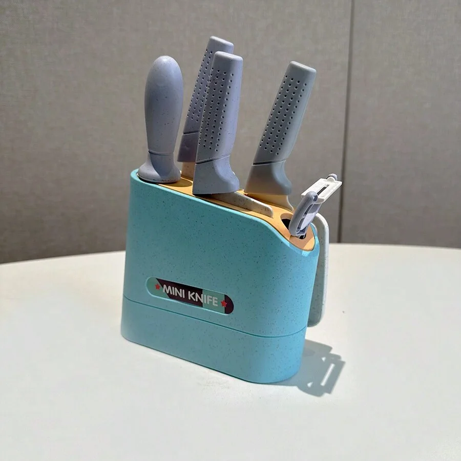 Kids' Pretend Play Kitchen Toy Set, Children's Cooking Accessories, Role Play Kitchen Toys, Cutting Tools for Children - 4