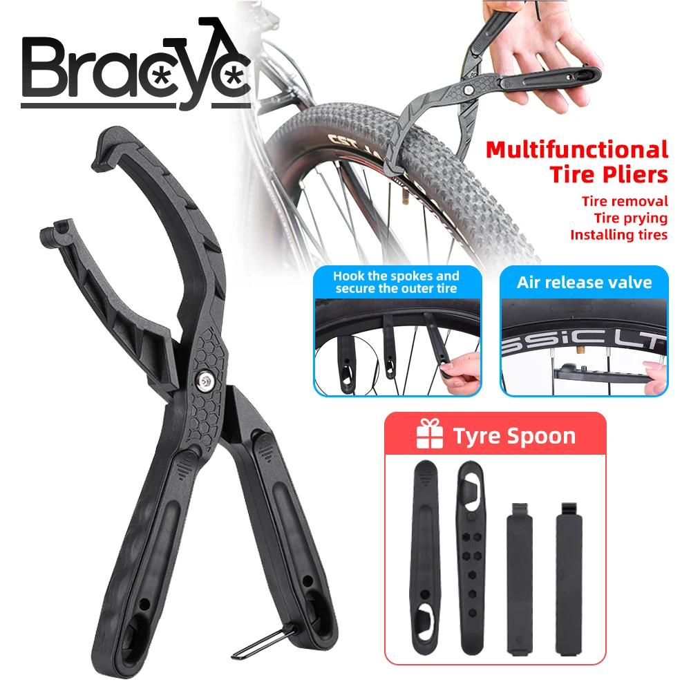 Bicycle Tire Levers Tire Pliers Tyre Remover Clamp Mountain Bike Wheel