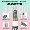 Professional 35000 RPM Electric Nail Drill Machine for Nails Milling Cutter Sets Manicure Electric Nail Sander Pedicure File 5