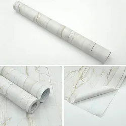Self Adhesive Terrazzo Sticker Desktop Marble Kitchen Decor Vinyl Wallpapers Waterproof DIY Wall Stickers Wall Papers Home Decor