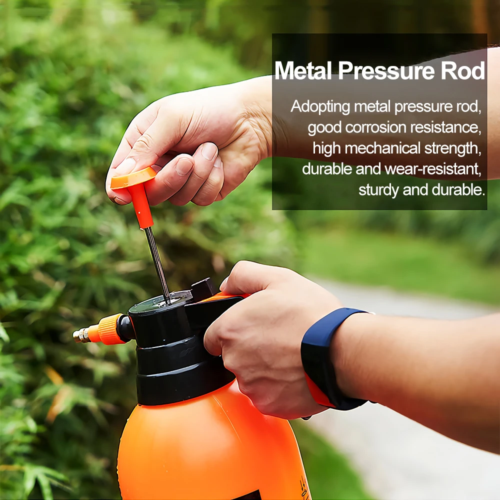 Pulvérisateur à Pression De Jardin 2 Litres - Arrosoir à Pompe Pour Plantes Et Fleurs - Plastique Transparent Et Résistant