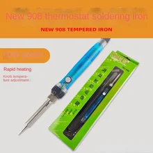

New 908 Soldering Iron 60W Thermostat Electric Iron Soldering Iron 60W Electric Welding Pen Welding Tools