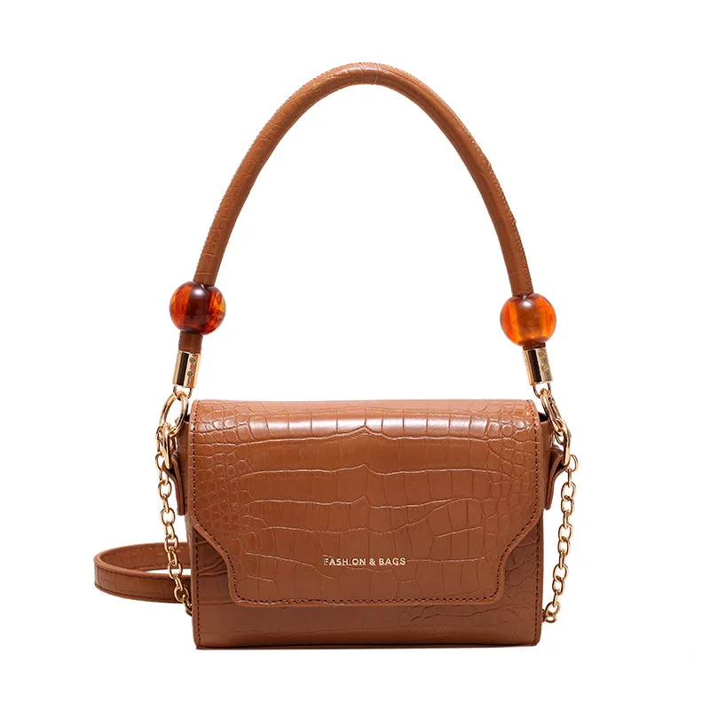 Textured Mini Bag 2023 Spring New Trendy Single Shoulder Women's Bag - Versatile Crossbody INS Hot-selling Small Square Bag