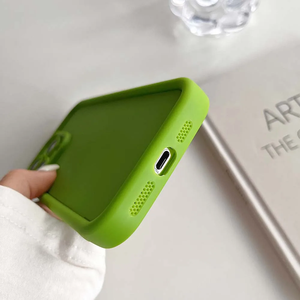 Precise Camera Hole Pure Color Case