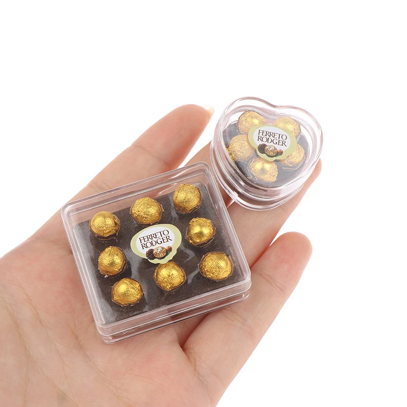 Dollhouse Miniature Chocolate Gift Box Toy Kitchen Accessory