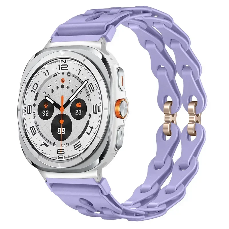 Silicone Chain Strap Replacement Wristband Bracelet
