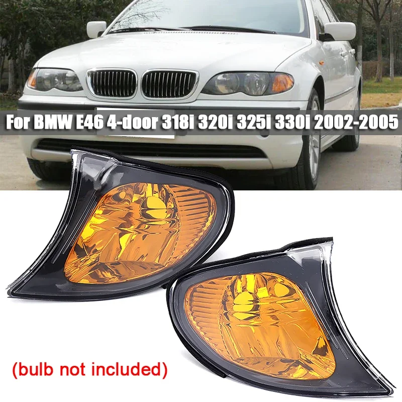 FrontSideCornerTurnSignalLightLampLensShellForBMW3series
