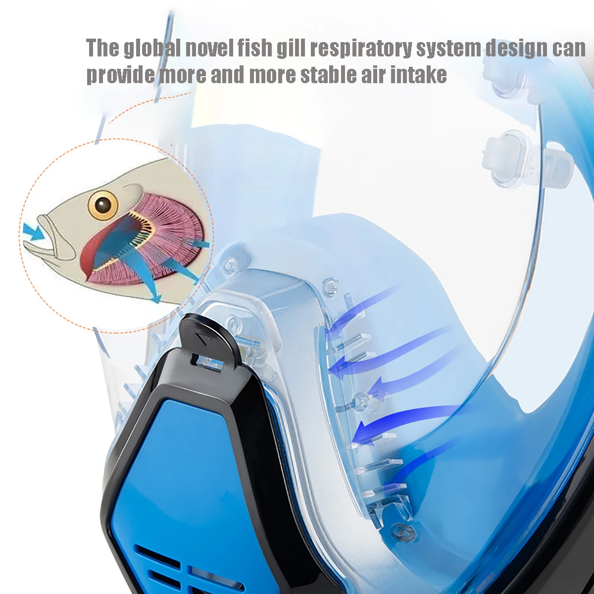 Professional Snorkeling Diving Mask Underwater Scuba Full Face Snorkel Mask Anti Fog Goggles for Kids Adult Swimming Equipment 4