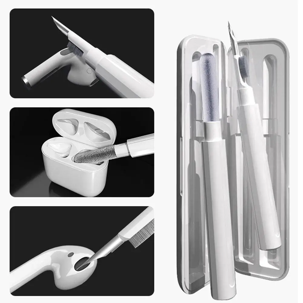 Совместимые с Bluetooth наушники чистящая ручка прочный чистящий комплект щетка для