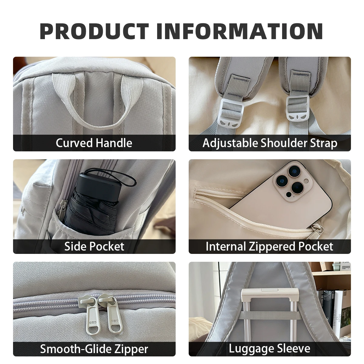 School Bag Junior High School Simple Large Capacity Elementary School Student Backpack Trendy Boys and Girls School Gift High School Student