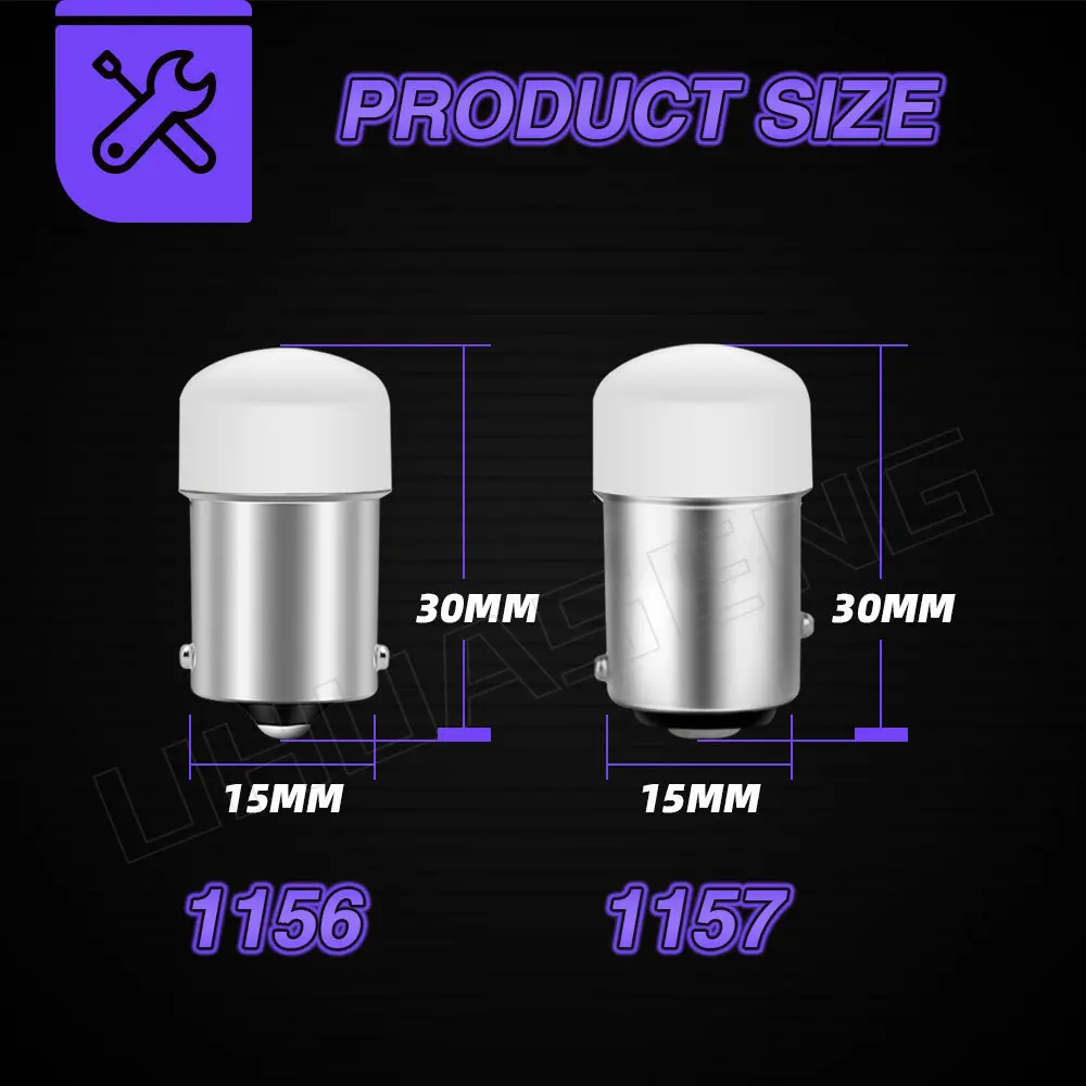 12V 24V P21W Strobe 1156 1157 Red Flash BA15S BAY15D P21/5W Led Bulb R5W R10W Tail Brake Reverse Truck Car Light