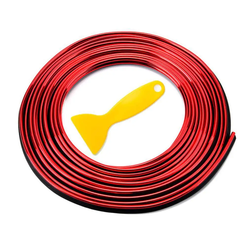 5M Interni Auto Stampaggio Trim Strisce FAI DA TE Flessibili Antigraffio Linee 5m Decorazione Striscia Cruscotto Auto-styling Accessori - Image 6