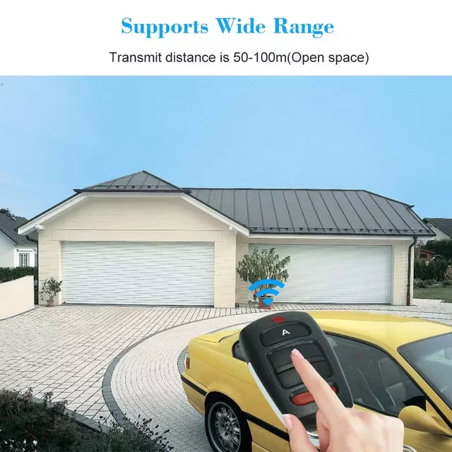 5PCS universal gate command remote control 433 rf remote garage control 433 mhz clone Garage key 3