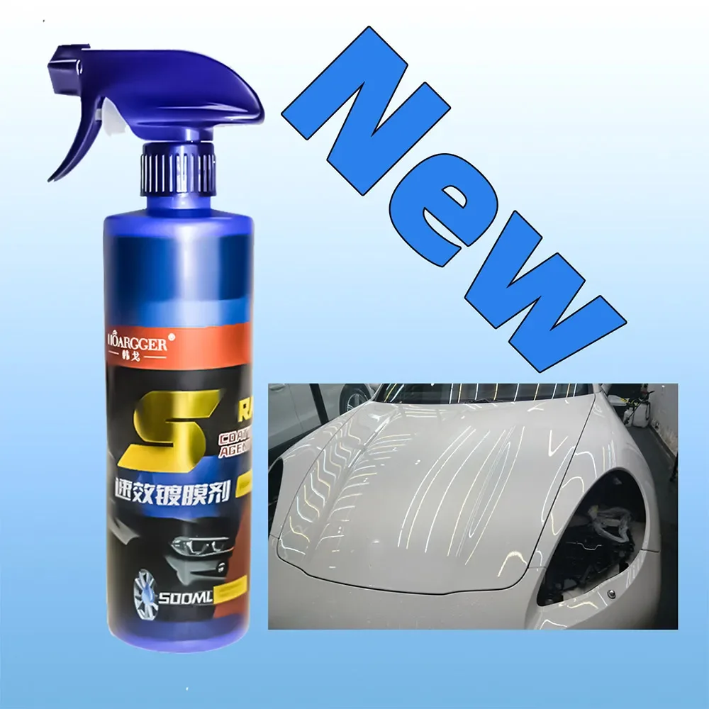 500ml 3 In 1 Car Paint Repair Ceramic Coating Spray Quick Nano-coating Spray Wax Automotive Hydrophobic Polish Paint Cleaner