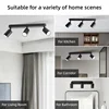GU10 Spot Led Track Light Fixture 110V 220V Ceiling Spot Lighting for Home Decor Kitchen Bedroom Spotlight led Ceiling Light 3
