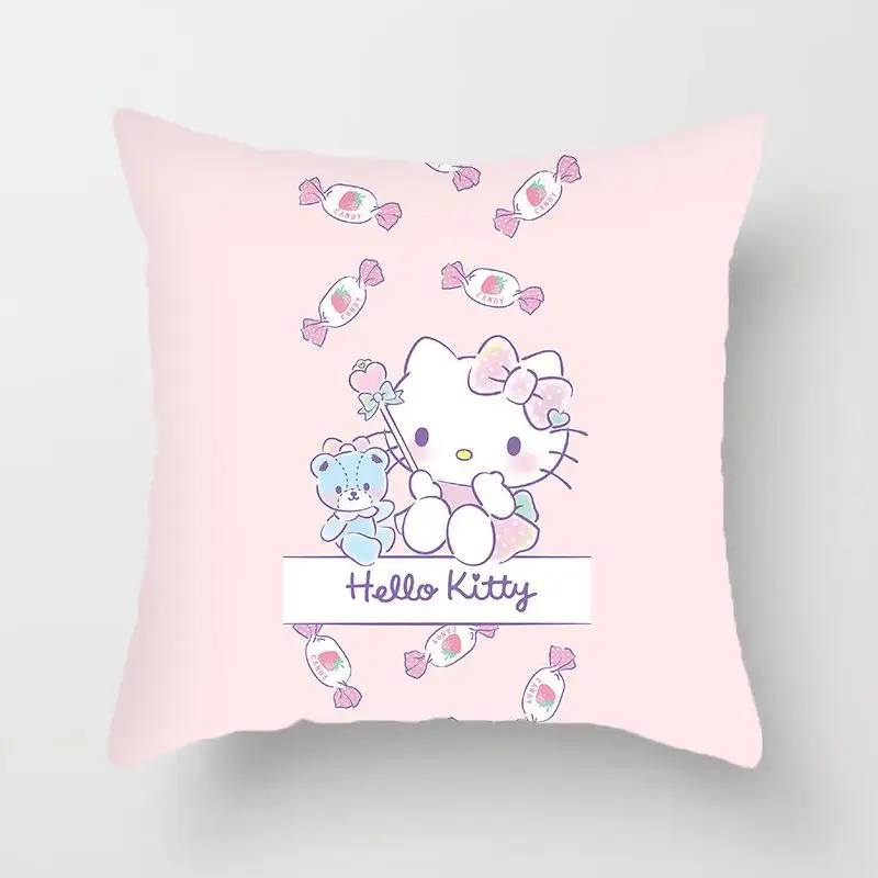 New HELLO KITTY Back Rest Cushion Pillow Car Accessories