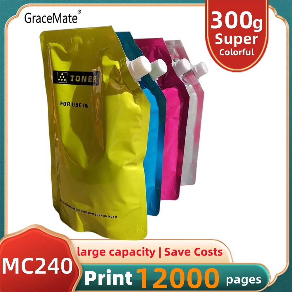 

GraceMate Toner Powder Compatible for Ricoh MC240FW PC200W PC300W MC250FWB PC301W MC250FW Printer Refill Color Toner Powder