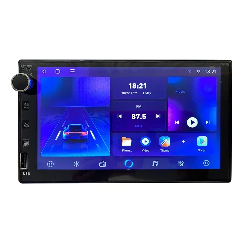 Universal 2din 7Inch Car Autoradio Android Touch Screen GPS Stereo Navigation System Audio Video Car Player