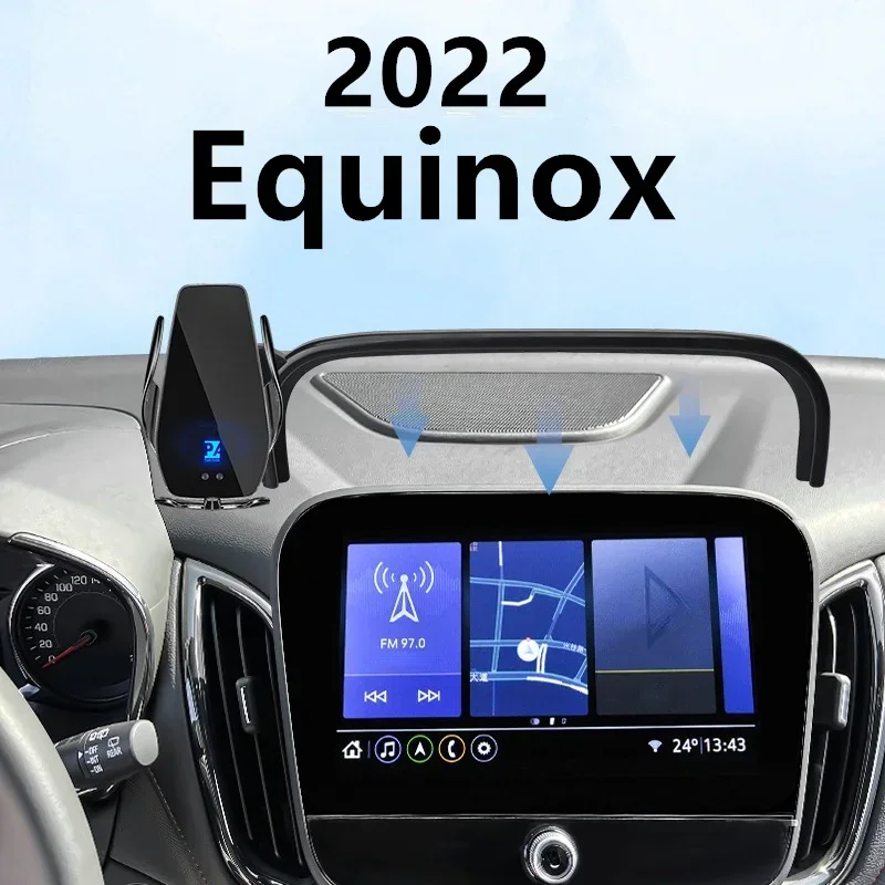

Автомобильный держатель для телефона для Chevrolet Equinox 2022, беспроводное зарядное устройство, модификация салона навигации, Размер 10 дюймов