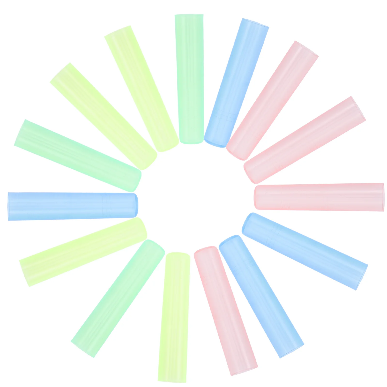 100개 연필 팁 보호기 플라스틱 캡 연필 커버 학생 문구용품 대량