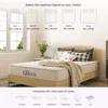 6 Inch Innerspring Twin Size Medium Firm Support Relief Mattress, Bed in a Box, White 3