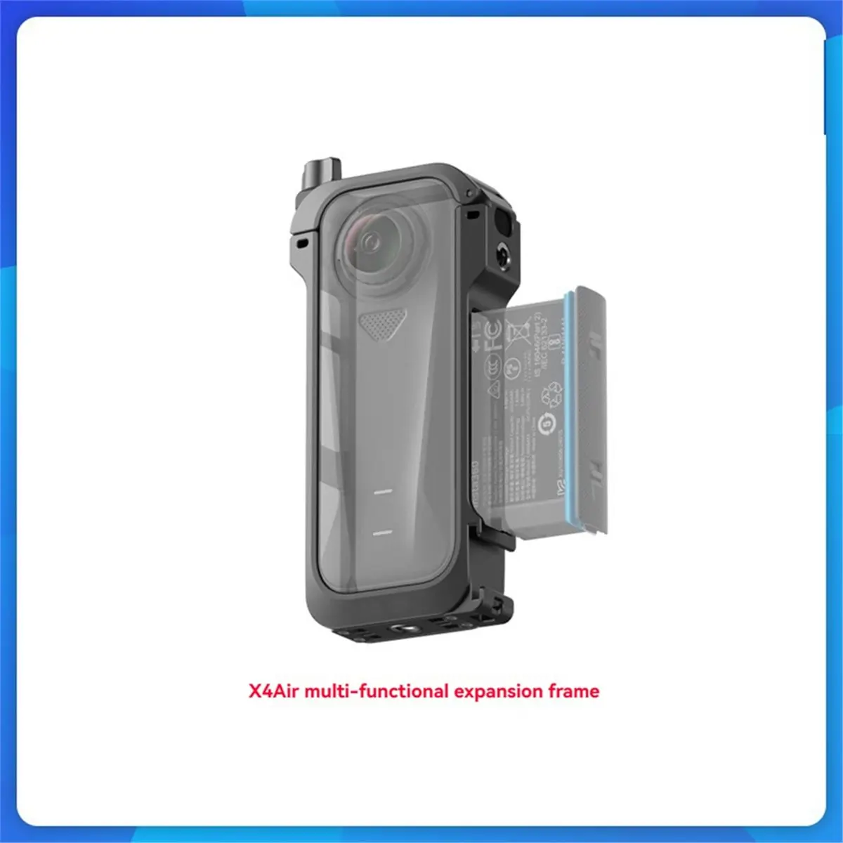 Insta360 X4 Air용 N05R 유틸리티 프레임, 확장 가능한 래빗 케이지(콜드 슈 포함), Insta360 X4 Air 액세서리