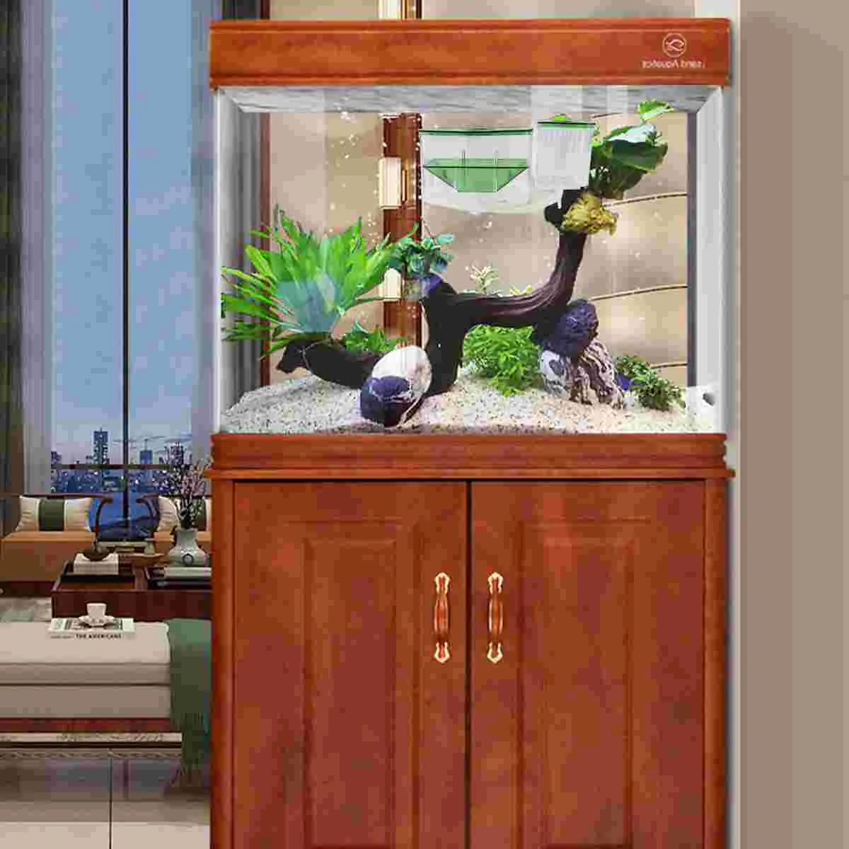 Transparent Acrylic Cover Isolated Breeding Tank Fish Hatching Boxes Aquariums Pet Products Fish Tank Breeding Box Aquarium