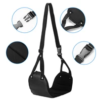 Portable Adjustable Footrest Hammock for Airplane Travel Long Flight Bus Train Office Travel Accessories for Leg Rest Foot Sling 3