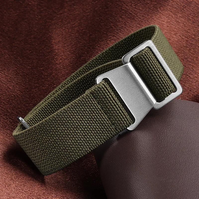 Versatile Nylon Braided Watch Band Elastic Strap - Sport Bracelet