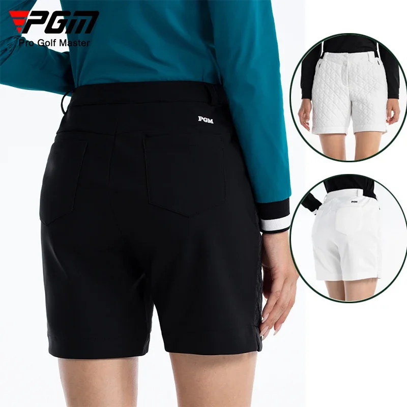 Women's Golf Clothes Down Cotton Warm Golf Shorts Ladies Winter High Waist Trousers Girls Thick Windproof Tennis Sports Shorts
