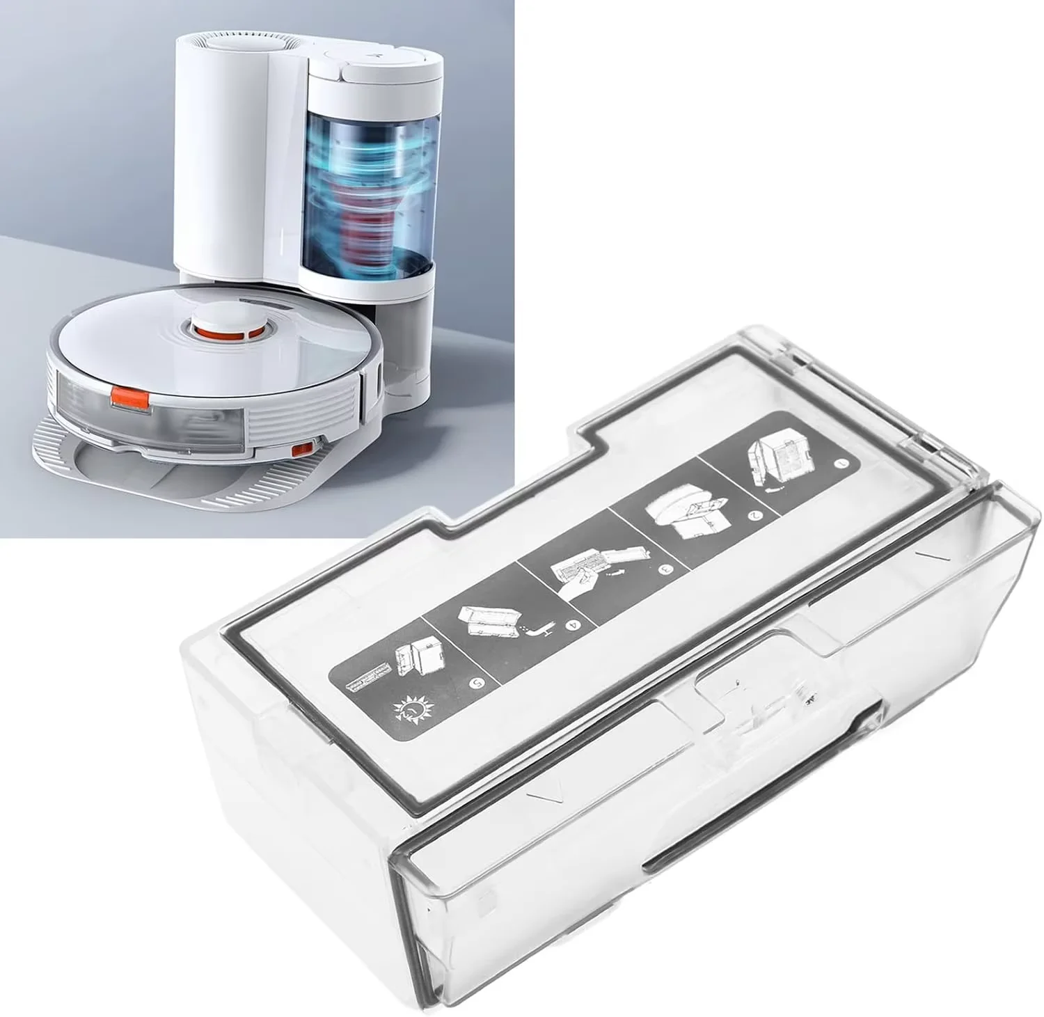 Enhanced Dust Collection Bin for Robot Vacuum Cleaners