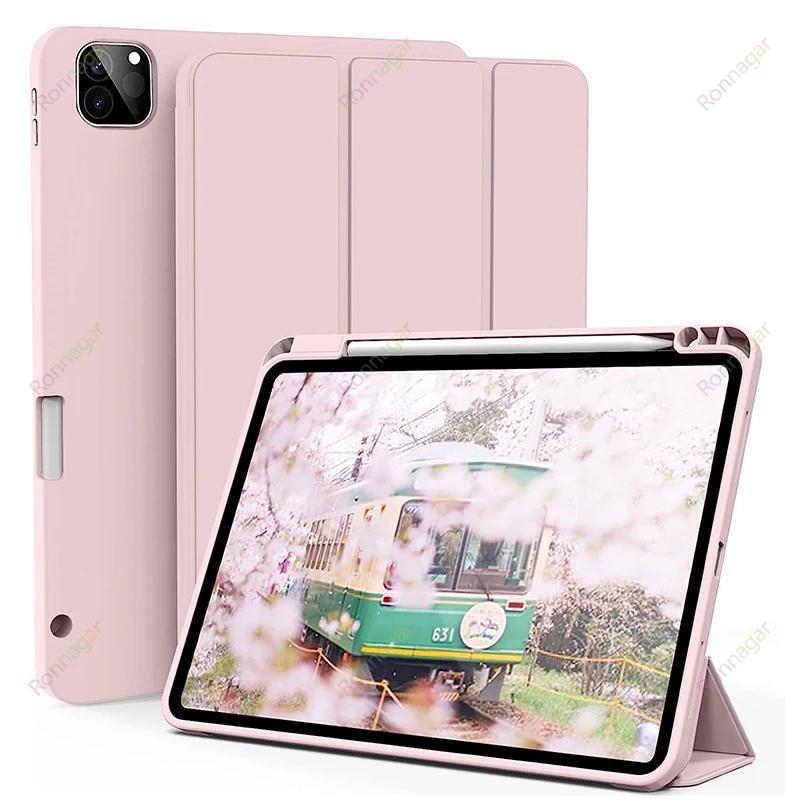 Nuovo Ipad Pro Custodia Da 11 Pollici 2022 (4A Generazione)/ 2021 (3A Generazione) Con Portamatite Ipad Pro 11 12.9 Ipad 10Th Gen Ipad Air4 5 10.9 Pol