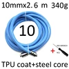 LOCK HEAD HEAVY ROPE - TPU coat + steel core for special handle HIGH END NEVERTOOLATE heavy jump rope as RA IGNITE 6