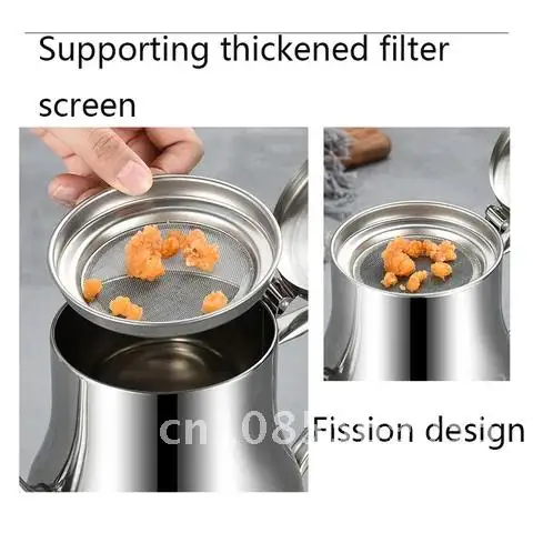 

Oil Can Dispenser Stainless Steel Barbecue Glass Mixing Condiment Bottle Vinegar Soy Sauce Spray Oiler Seasoning Jar with Filter