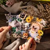 Mr. Paper, 6 Styles, PET Sticker Tape, Cute Cat and Dog Stickers DIY Handmade Collage Mobile Phone Case Decoration Material 4