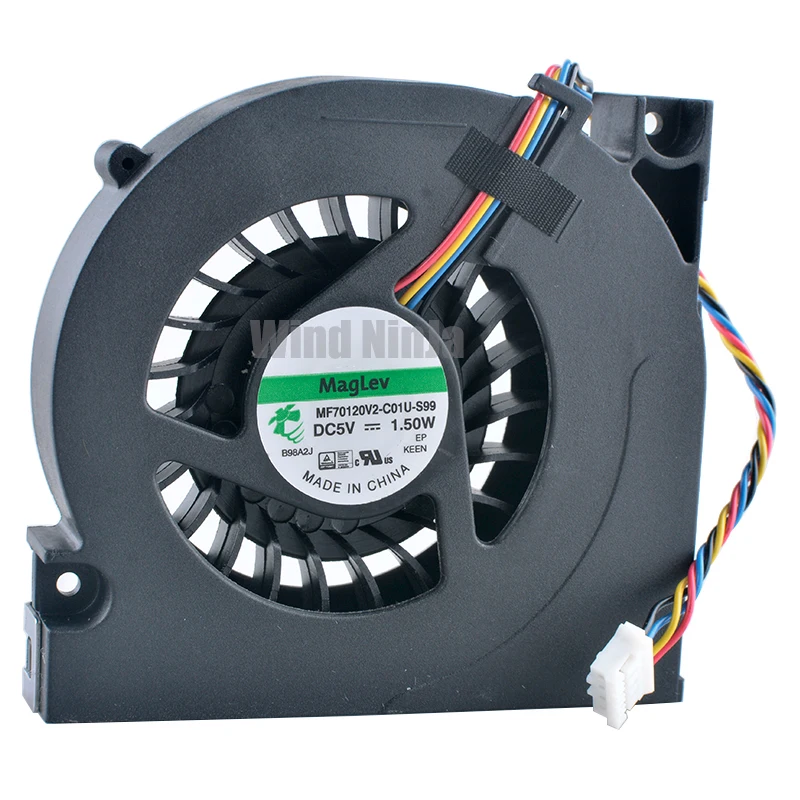 MF70120V2-C01U-S99 DC5V 1.50W 4pin blower fan Cooling fan cooler for all-in-one CPU