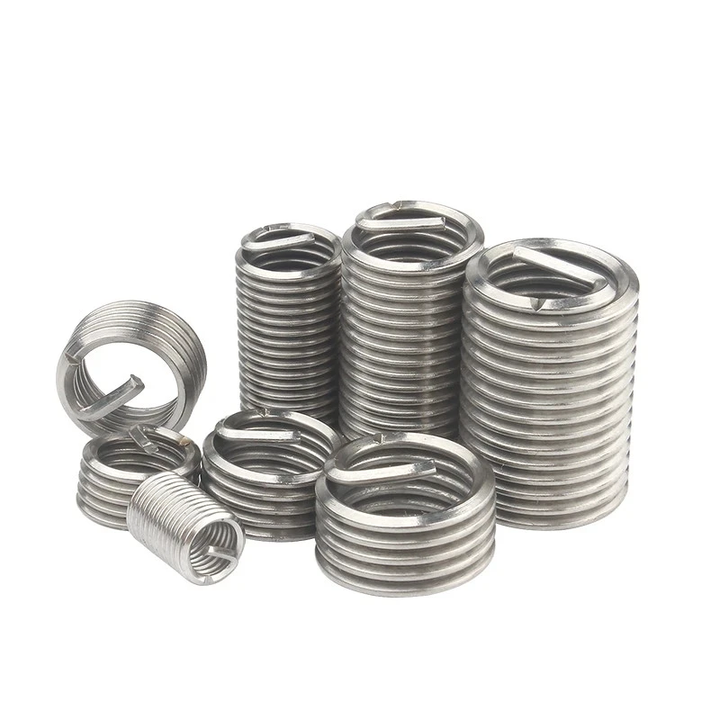 Fine Thread Wire Thread Insert M6-M18 304 Stainless Steel Screw Bushing Repair stainless steel screws,stainless steel screw