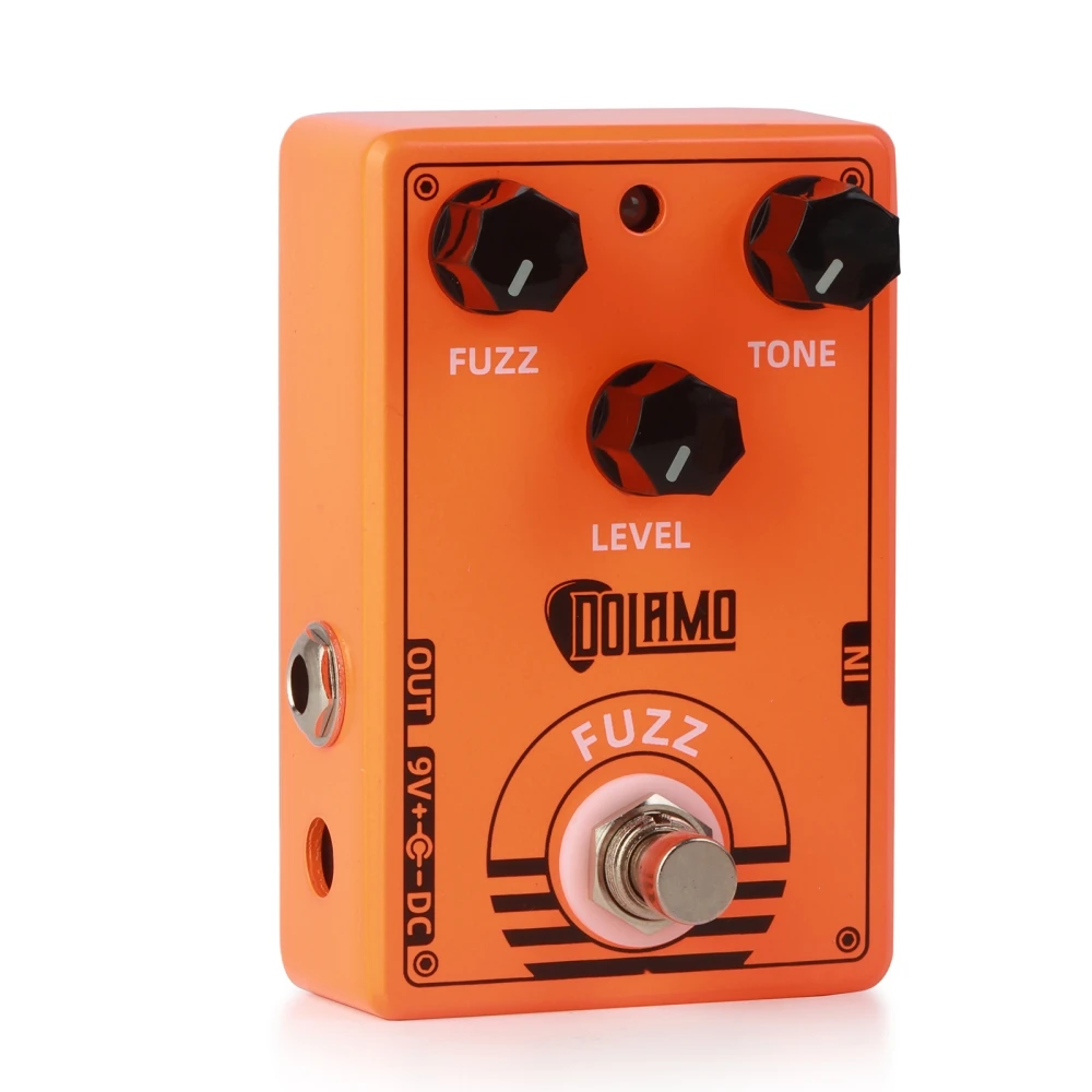 Dolamo D-2 Guitar Fuzz Effect Pedal Full Metal Shell Guitar Effect Pedal True Bypass Electric Guitar Bass Parts & Accessories – Detail 4
