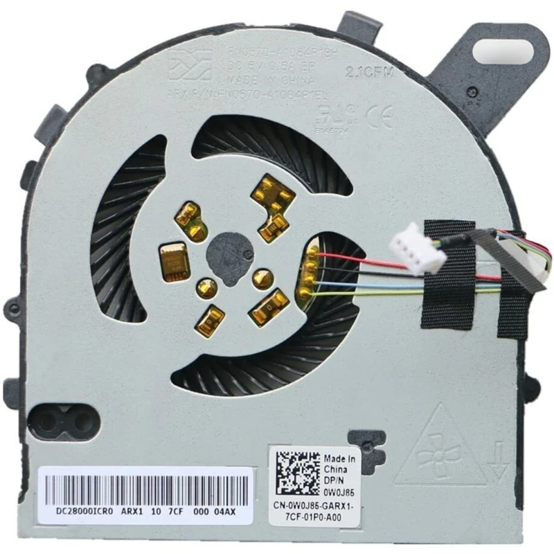 

New for Dell 7560 Laptop CPU Cooling Fan DC5V 0.5A Notebook Radiator- Dropship