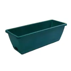 Compact Self - Watering Planter for Indoor Herbs and Vegetables with Drainage Base (Olive green)