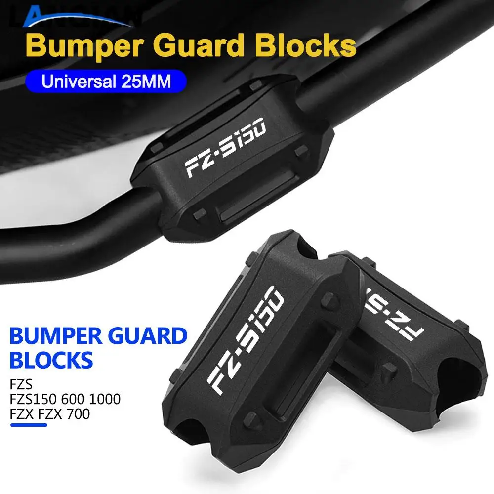 

Motorcycle Accessories Engine Guard Crash Bar Bumper Protection Decorative Block 25MM For YAMAHA FZS FZS150 600 1000 FZX FZX 700